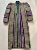 Узбекский халат в полоску на 10-12 лет