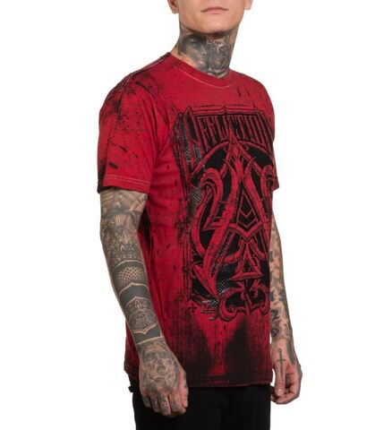 Affliction | Футболка мужская Lost Art Tee A25850 Affliction справа