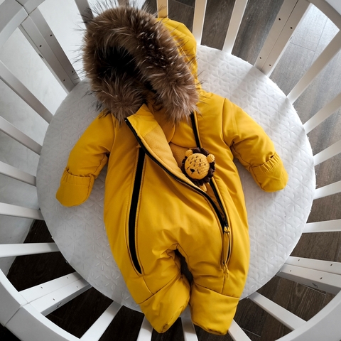 Комбинезон детский, зимний, от 3-6 мес.