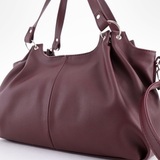 Сумка Саломея 304 гладкий бордо