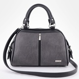 Сумка Саломея 257 македония серый + черный