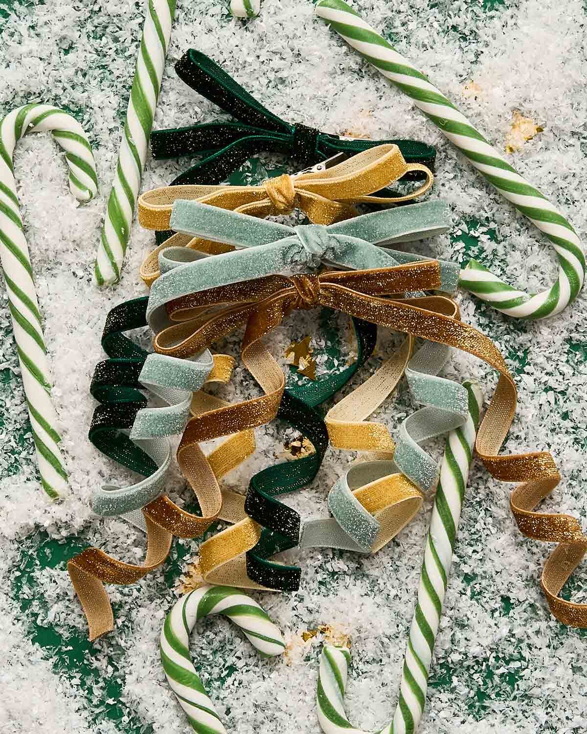 Бархатный бантик EVA SHINE