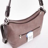 Сумка Саломея 1126 македония какао + шоколад