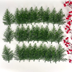 Набор травяных лапок туи, искусственные, 15*11 см, набор 30 шт.