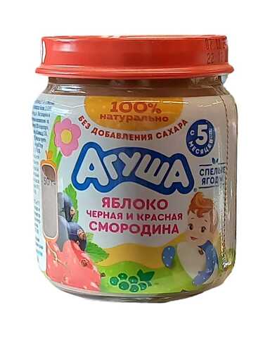 Пюре фрукт Агуша 100 гр