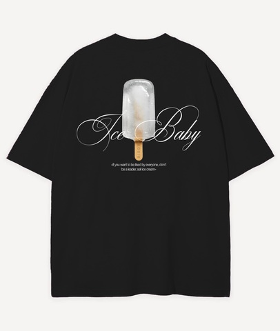 Футболка ICE BABY | Черный