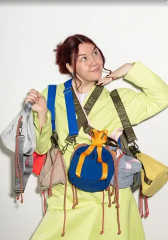 Сумка Aika Bags Мешочек Жанночка синий электрик