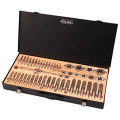 Набор метчиков и плашек M5 -M20 HSS-G 55пр Volkel 48005