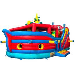 Надувной корабль «Весёлый Роджер с крышей», 10х6,3х6