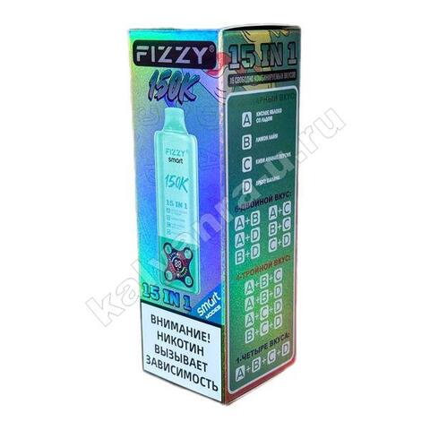 Fizzy Smart (15 в 1) 150K затяжек - Кислое Яблоко со Льдом