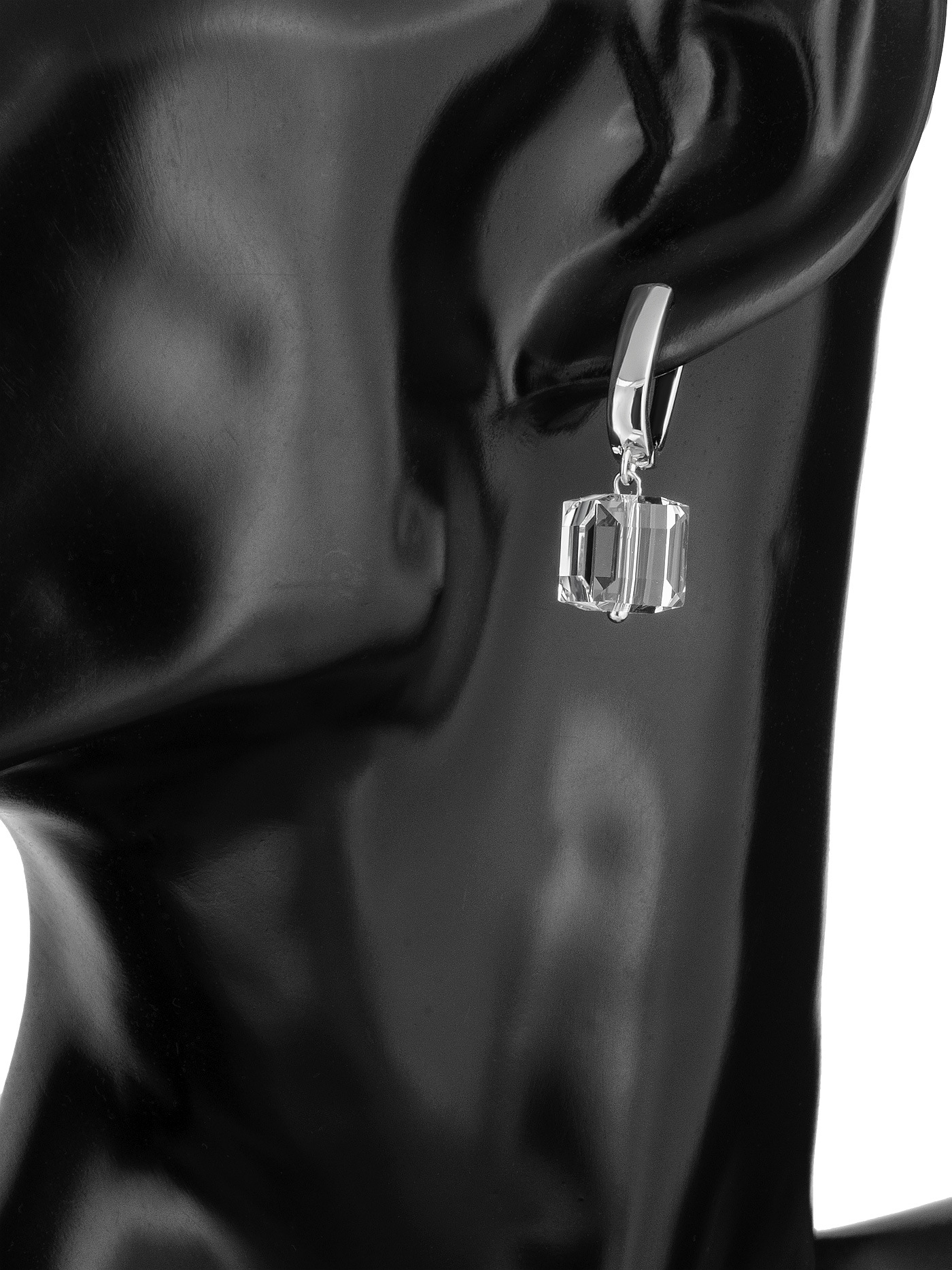 Серьги с кристаллом Swarovski