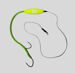 Монтаж на сома ручной работы с подводным поплавком c 2 крючком № 3/0