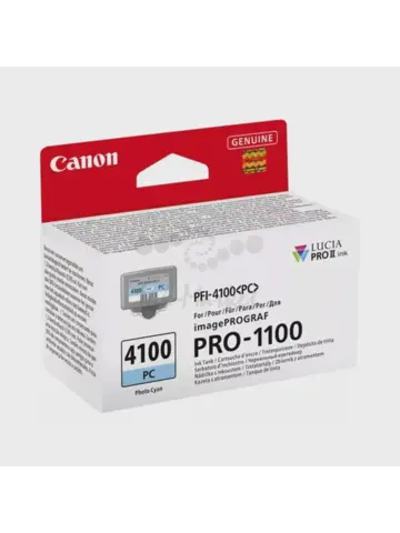 Картридж CANON PFI-4100 PC для imagePROGRAF PRO-1100 (6781C001) Photo cyan 80мл