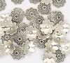 Шапочка для бусин, d 10 мм, никель