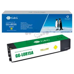 Совместимый струйный картридж G&G GG-L0R15A (981XXL / L0R15A) для HP PW 556dn, xn MFP586f, z, dn, 55650, 58650, 240 мл, желтый
