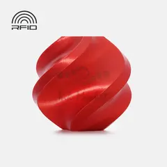 Пластик для 3D-печати Bambu Lab PLA Silk+, 1.75 мм, 1 кг, карамельно-красный (Candy Red), на катушке, A06-R0-1.75-1000-SPL