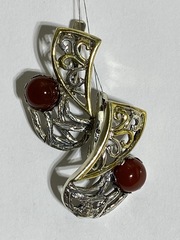 Татия (серьги из серебра)