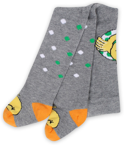 Колготки в горошек с цыпленком RuSocks
