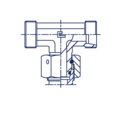 Соединение PNТ DL12 М18х1.5 DS12 М20х1.5 (корпус) CAST