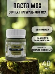 Декоративная паста эффект Мох, Светло Зеленый, ProArt