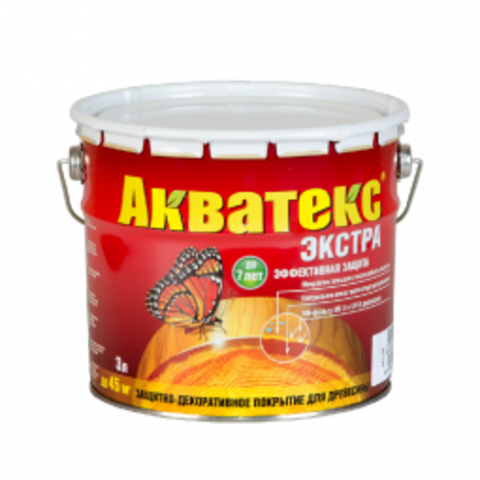 АКВАТЕКС® ЭКСТРА Защитно-декоративное покрытие для древесины АКВАТЕКС® ЭКСТРА Защитно-декоративное покрытие для древесины