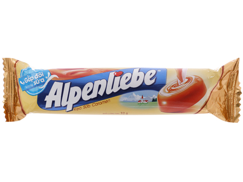 Карамельные конфеты Alpenliebe caramel 32 гр