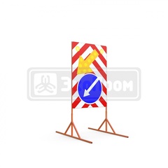 Заградительный знак тип 2 ЭкоПром(2000x1200x2400см;35кг;) - арт.557375