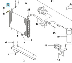 ВИНТ ВТУЛКА РАДИАТОРА КОНДИЦИОНЕРА NEXIA, ESP GM