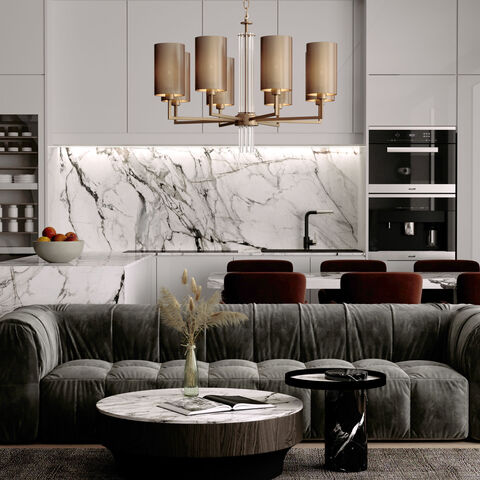 Подвесной светильник  60134/6 никель