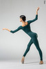 2 Sleeves unitard | bottle_green