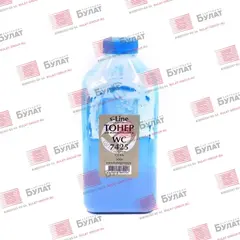 Тонер с девелопером БУЛАТ s-Line WC 7425 для Xerox WC 7425, WC 7525, WC 7830 (Голубой, банка 300 г)