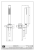 Gessi Goccia 33773#713 Душевой комплект: вывод воды на 1/2”, держатель и ручной душ, цвет: Antique Brass