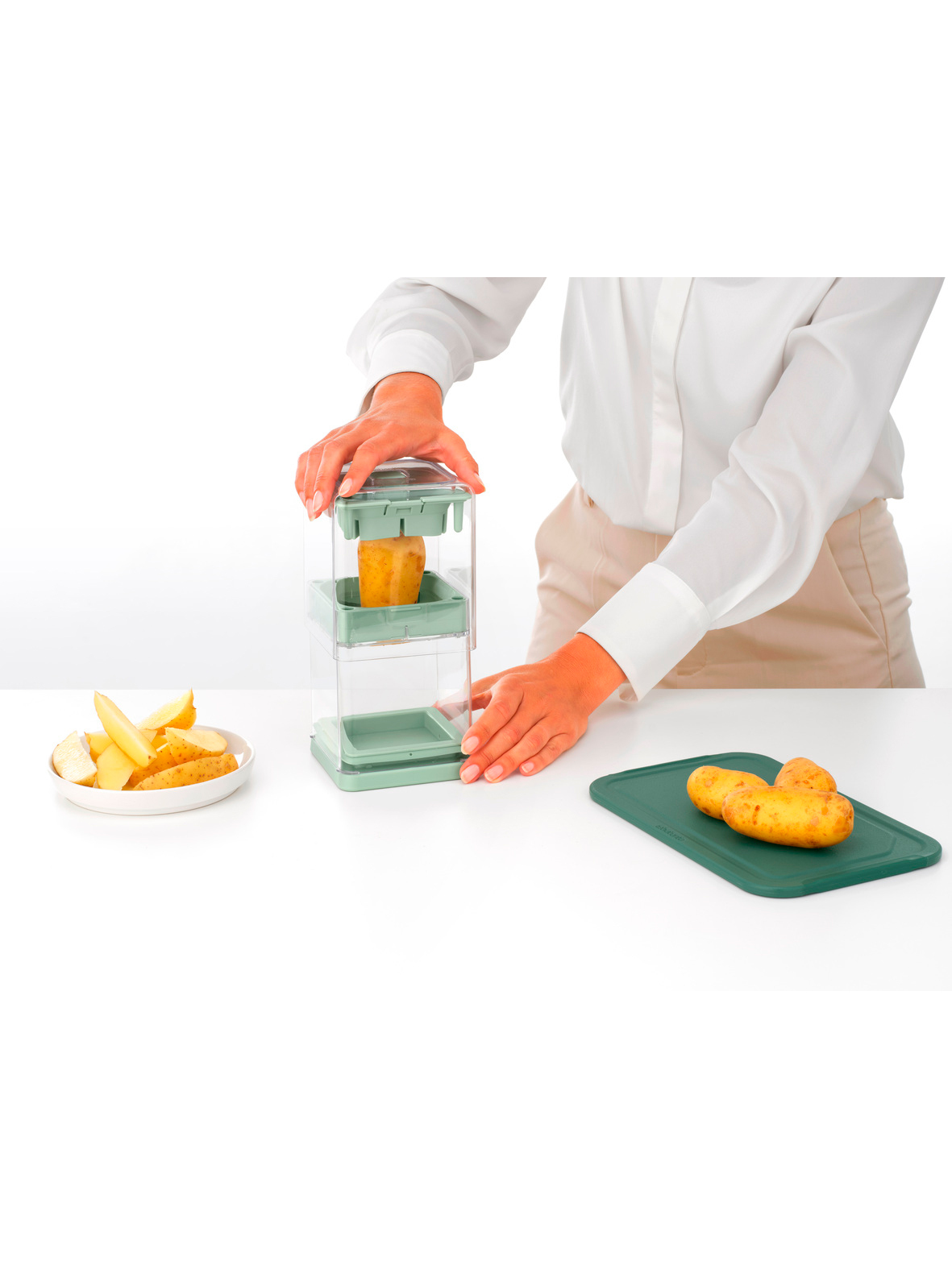 Овощерезка Tasty+, Мятно-голубой, арт. 145421 - фото 11