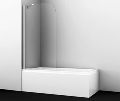 WasserKRAFT Leine 35P01-80 Fixed Стеклянная шторка на ванну фото