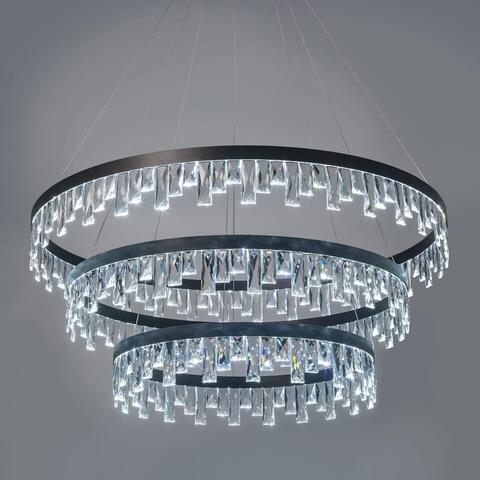 Подвесная светодиодная люстра Citilux Celeste Nero EL320P120.1