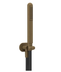 Gessi Goccia 33773#713 Душевой комплект: вывод воды на 1/2”, держатель и ручной душ, цвет: Antique Brass фото