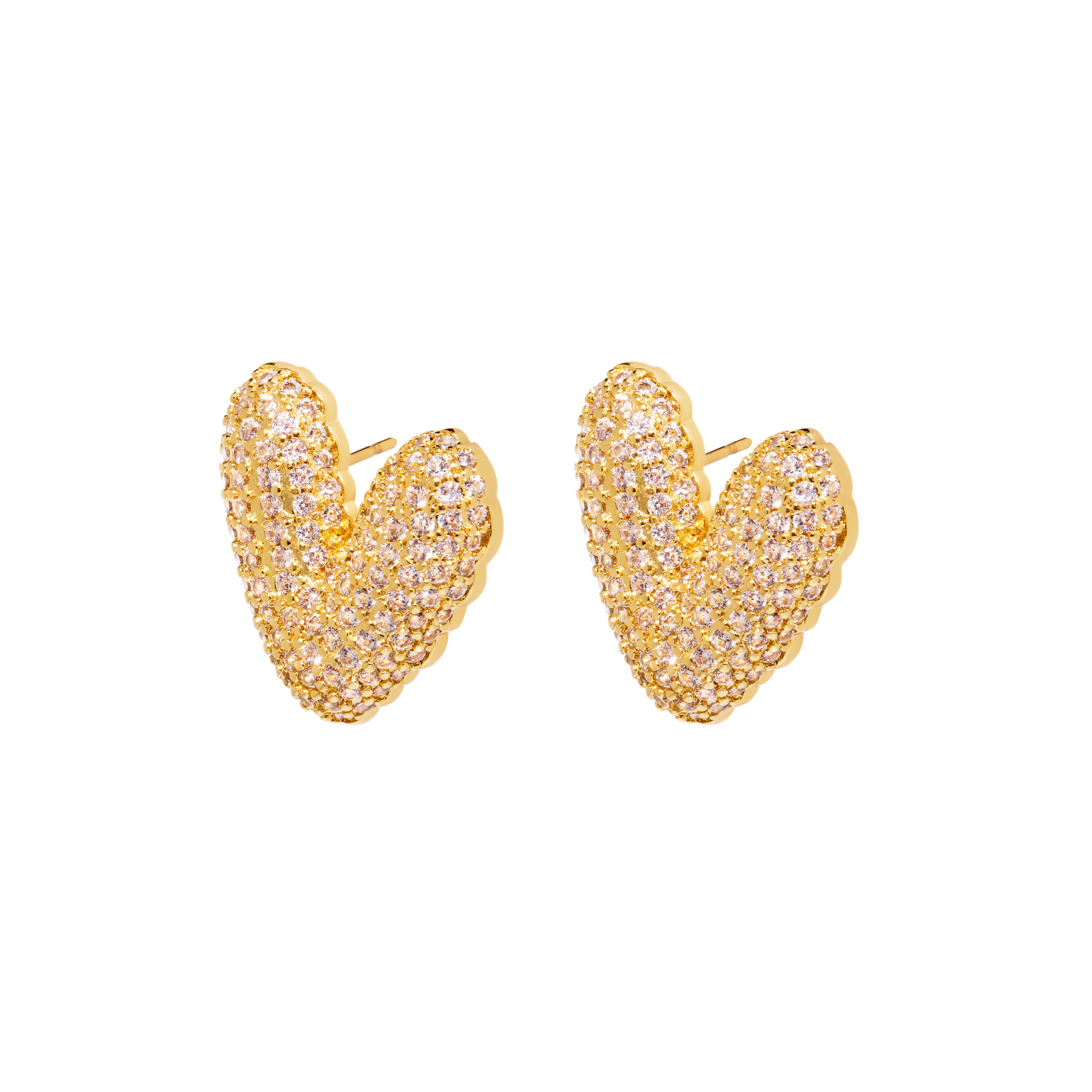 

Серьги Uptown Heart Earrings – Gold