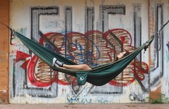 Гамак средний Ticket to the Moon Original Hammock Dark Green/Army Green