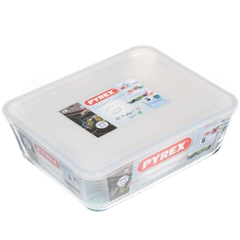 Форма для запекания стекло, 22х27х9 см, 4 л, прямоуг, с крыш, Pyrex, Cook Freez, 244Р000