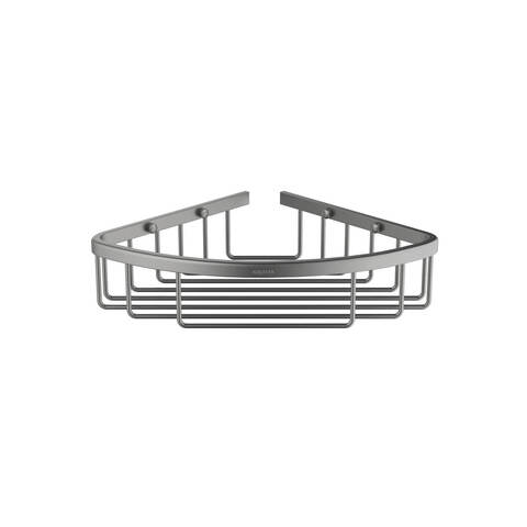 Aquatek AQ4906BGM AQ4906BGM угловая полка, шлиф. черный хром