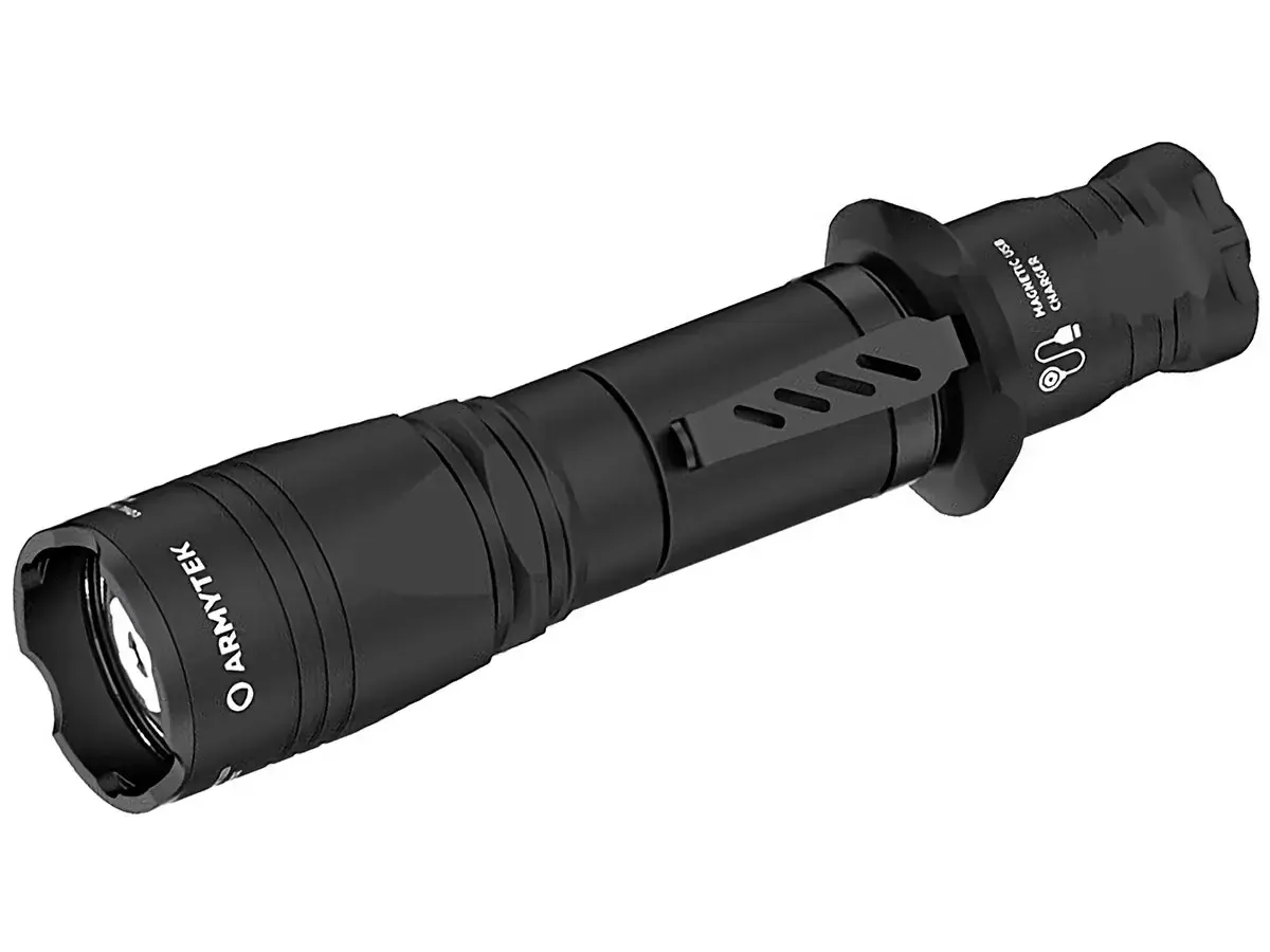 Фонарь подств. Armytek Dobermann Pro Magnet USB XHP35 HI, 1400 lm, тёплый, до 363м, 1x18650, IP68