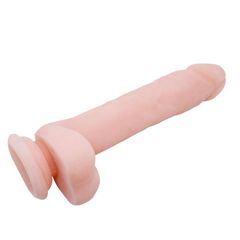 Телесный фаллоимитатор на присоске Super Dildo - 21,5 см. - 