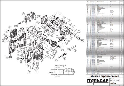 Шестерня редуктора ПУЛЬСАР MC 140-1600->791-547-018 (791-554-023)