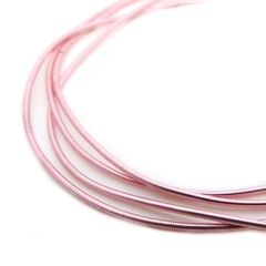 Канитель мягкая, гладкая KAN/MD, 0,7 мм глянец, светлая фуксия