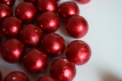 Хлопковый жемчуг 16 мм Red