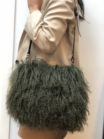 Сумка-муфта Natures Collection Jasmin Muff Bag hedge green зеленая