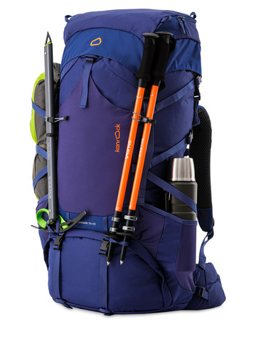 Картинка рюкзак туристический Kanrock Charger 75+15 Deep Blue/Blue - 23