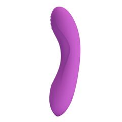 Фиолетовый мини-вибратор DJ Dick - 12,7 см. - 