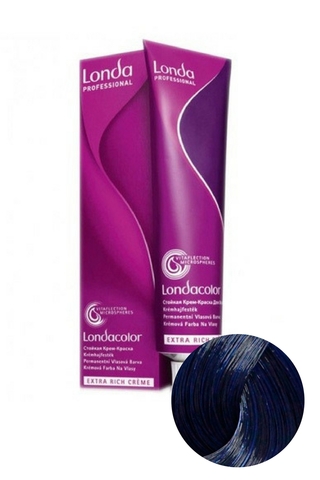 Стойкая крем-краска для волос LondaColor 0/88 Интенсивный синий микстон, Londa Professional, 60 мл