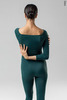 2 Sleeves unitard | bottle_green